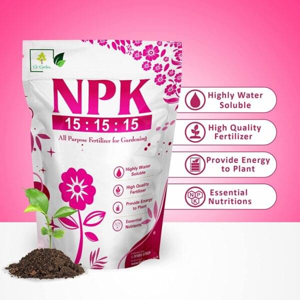 All Purpose N P K (15:15:15) Fertilizer for Plants and Gardening